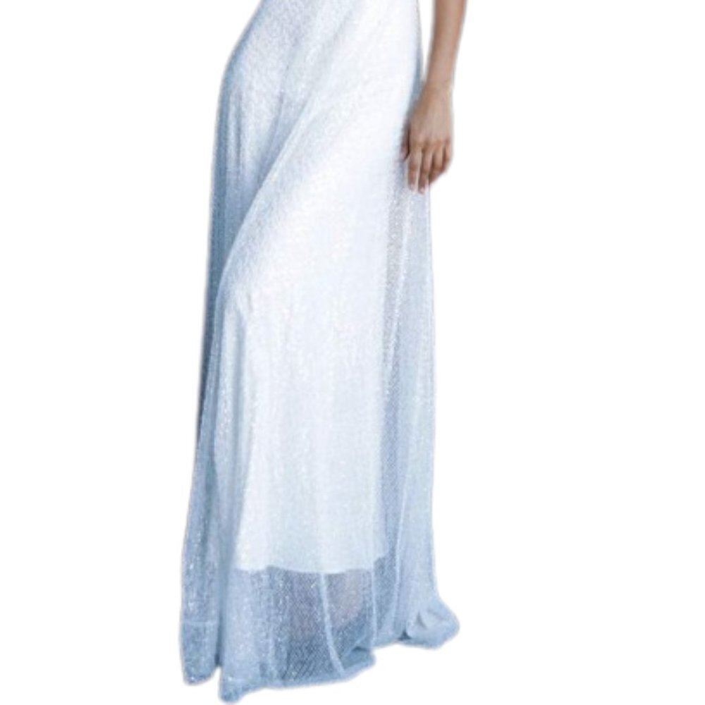 NWT Jovani 66434ASC Prom Dress White Size 8 - Picture 2 of 5